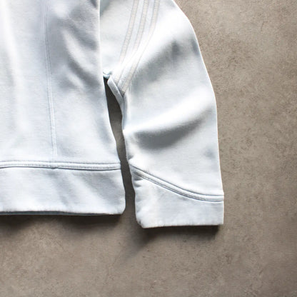 Adidas Quarter-Zip Sweatshirt – Light Blue (Woman-M)