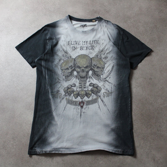 SCHWARZES Premium-T-Shirt (Herren-L)