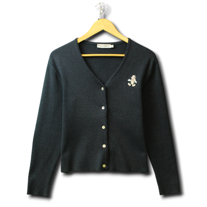 Donaldson-Strickpullover mit Knöpfen (Größe L)