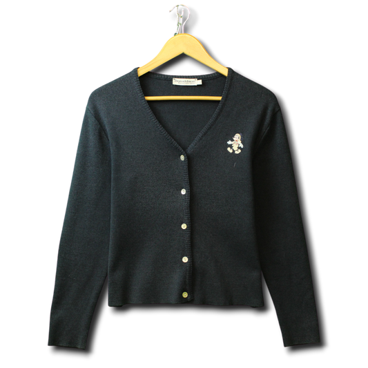 Donaldson-Strickpullover mit Knöpfen (Größe L)