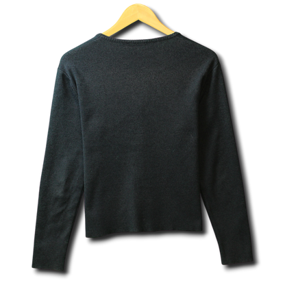 Donaldson-Strickpullover mit Knöpfen (Größe L)
