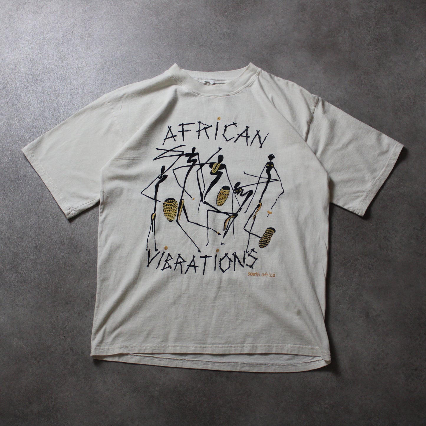 T-Shirt mit Afrika-Vintage-Print (Herren, M)