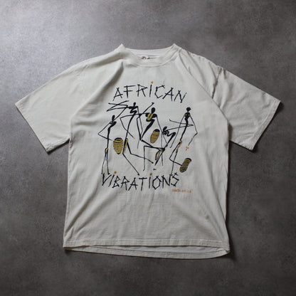 T-Shirt mit Afrika-Vintage-Print (Herren, M)
