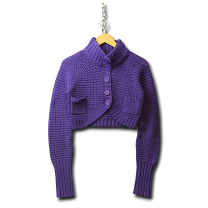 Zoi – Kurzer Strickpullover (Größe M)