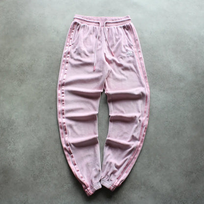 Adidas Velour Track Pants – Pink (Woman-M)
