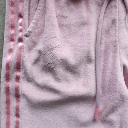 Adidas Velour Track Pants – Pink (Woman-M)
