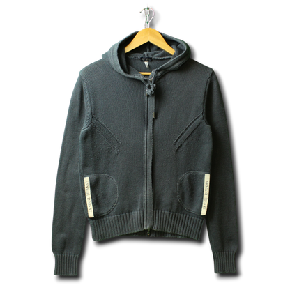 Armani Jeans Kapuzenpullover mit durchgehendem Reißverschluss (Größe L) 