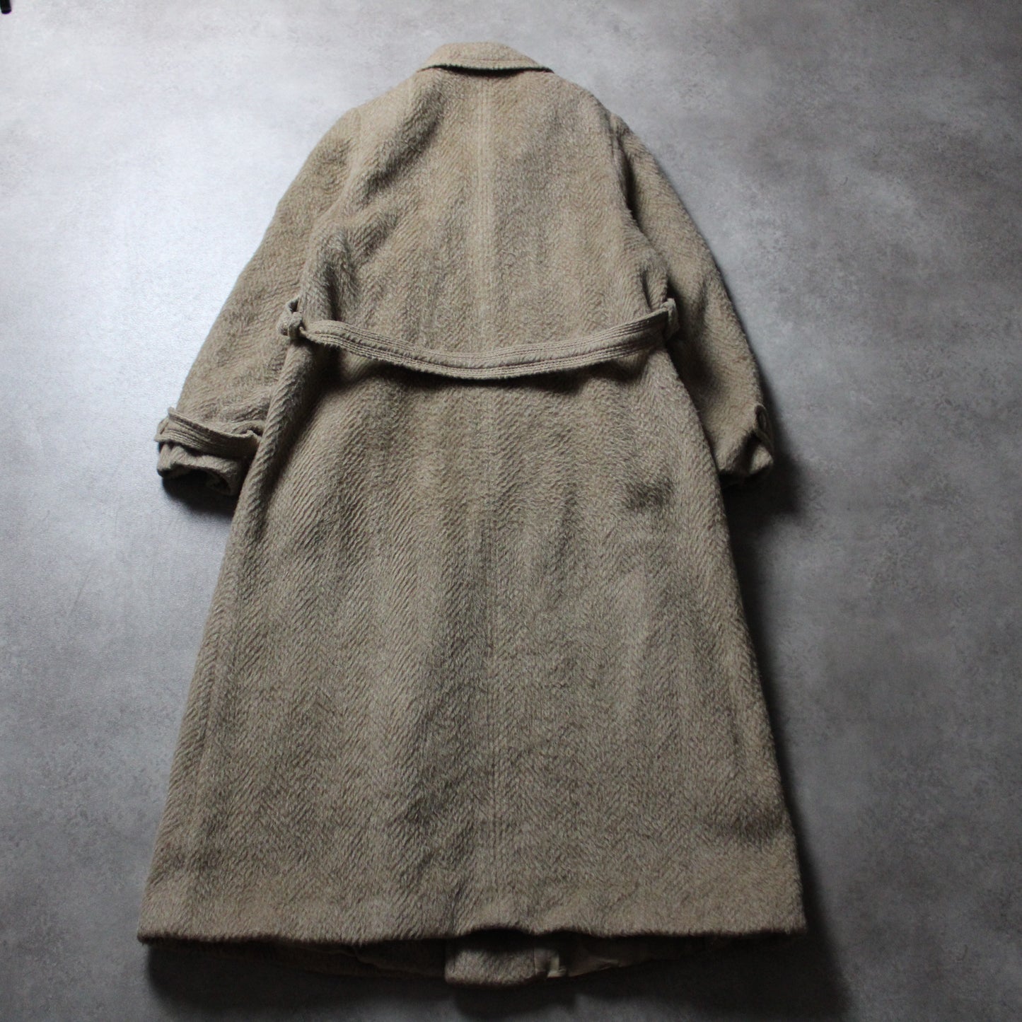 Vintage Langer Stoffmantel (Damen-M)
