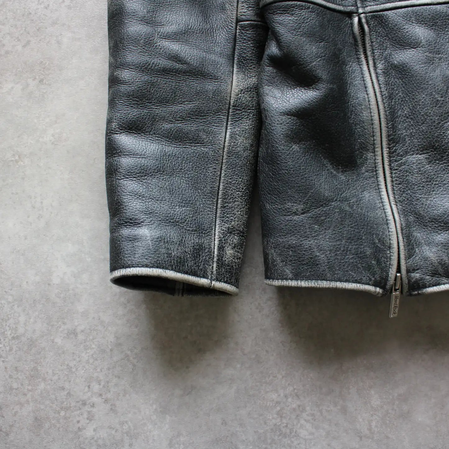 Hard Rock Cafe Foxwoods Leather Jacket – Black (Woman-L)