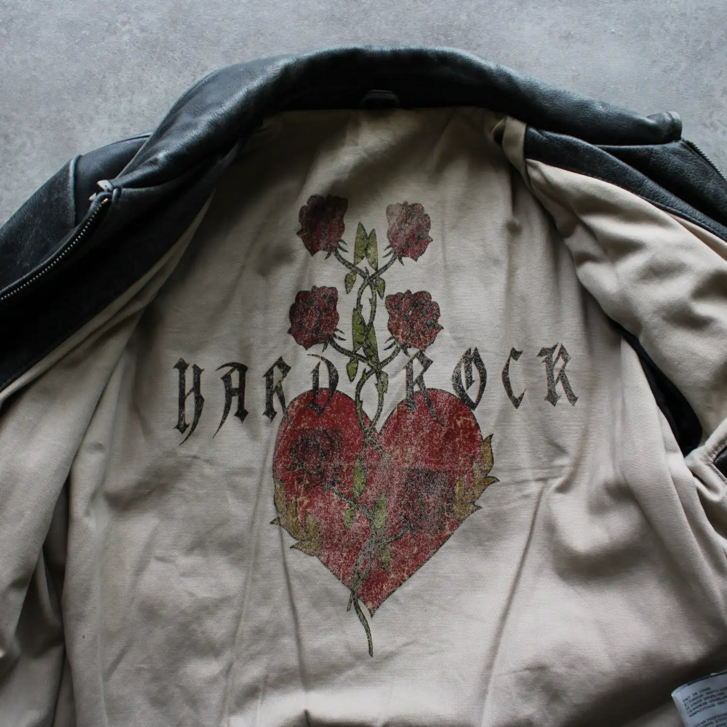 Hard Rock Cafe Foxwoods Leather Jacket – Black (Woman-L)