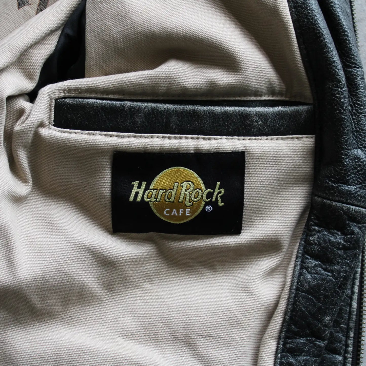 Hard Rock Cafe Foxwoods Leather Jacket – Black (Woman-L)