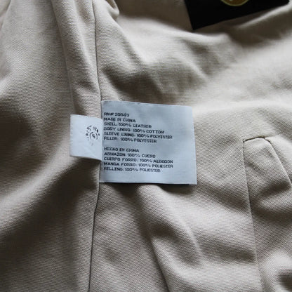 Hard Rock Cafe Foxwoods Leather Jacket – Black (Woman-L)