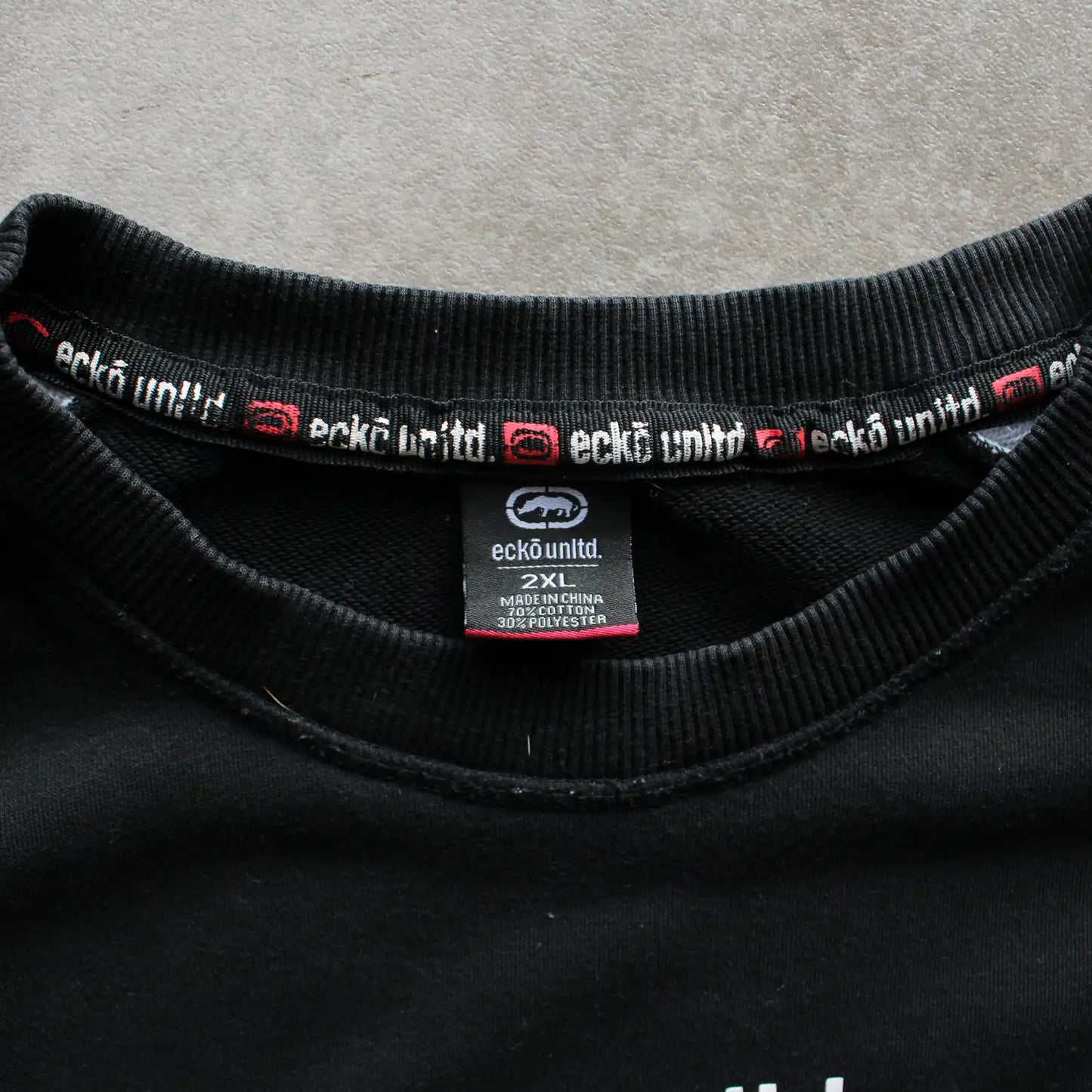 Ecko Unltd. Colorblock Sweatshirt – Black/Light Blue (Man-XXL)