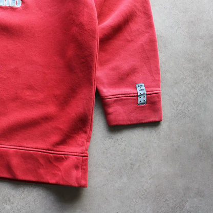 Bad+Mad Embroidered Sweatshirt – Red (Man-M)