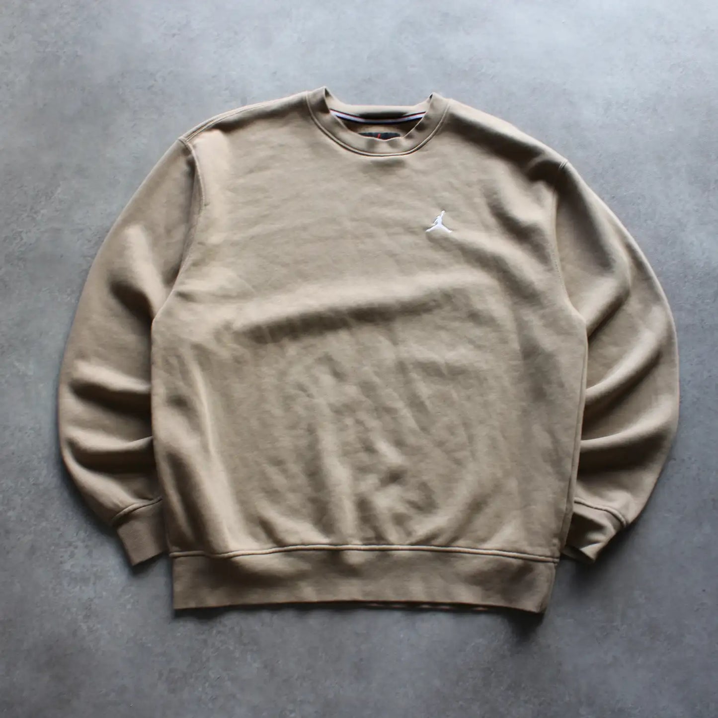 Air Jordan Embroidered Sweatshirt – Beige (Man-L)