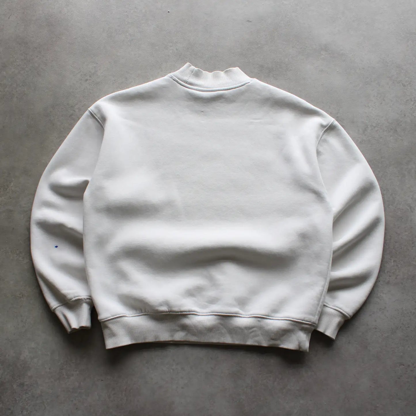 Dickies Mock Neck Sweatshirt – White (Man-XS, Flawed)