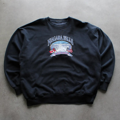 Brandy Melville “Niagara Falls Canada” Sweatshirt – Black (Man-XL)