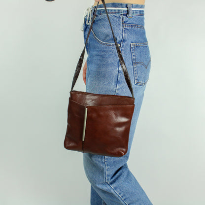 Vintage Leder Umhängetasche