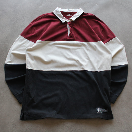 Hollister Langarm-Poloshirt (Herren-L)