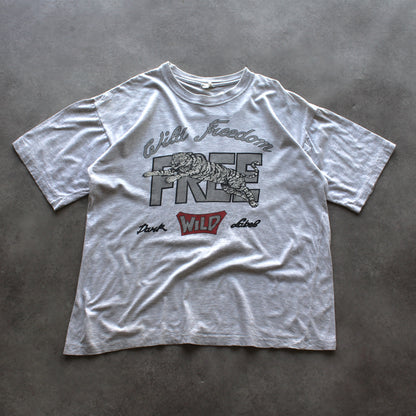 T-Shirt mit Vintage-Wild-Print (Herren, M)