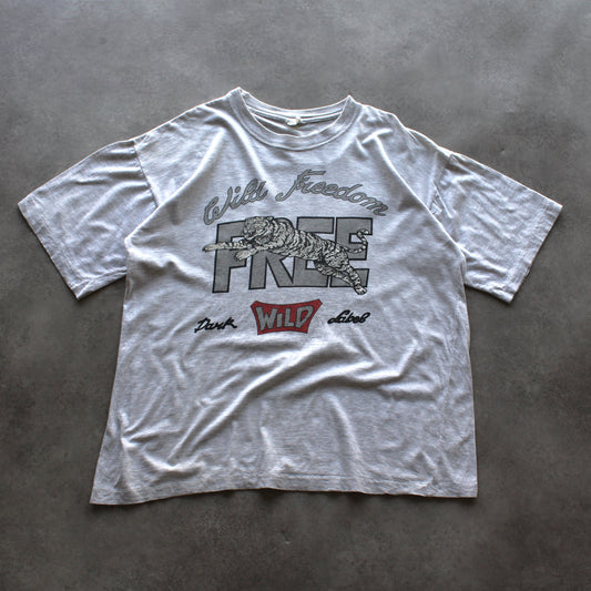 T-Shirt mit Vintage-Wild-Print (Herren, M)