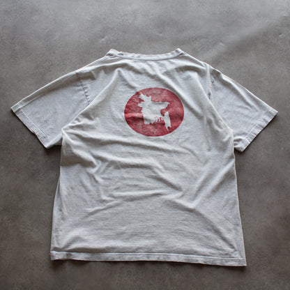 Bangladesh Vintage Bedrucktes T-Shirt (Herren, L)