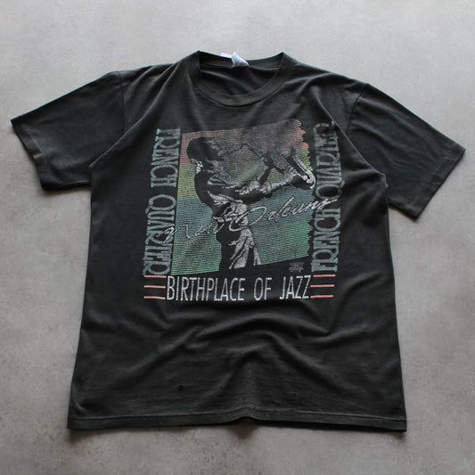 Jerzees Vintage New Orleans Printed T-Shirt (Man-L) [DISTRESSED]