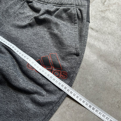 Adidas Grey Logo Joggers L