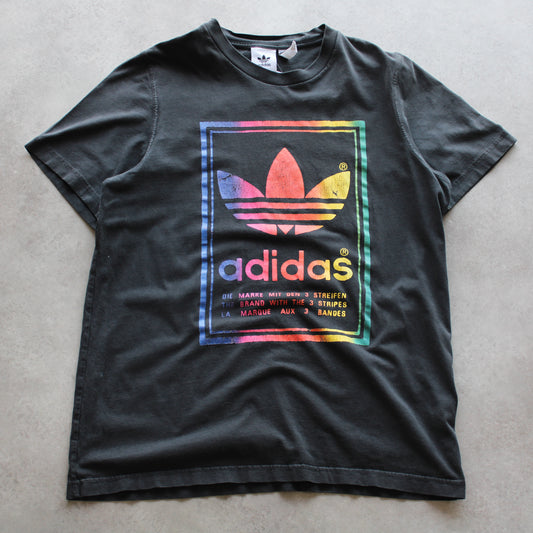 Adidas bedrucktes T-Shirt (Herren, L)