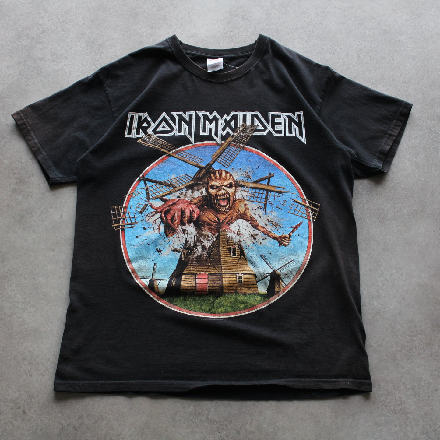 Fruit of the Loom Iron Maiden bedrucktes T-Shirt (Herren, M)
