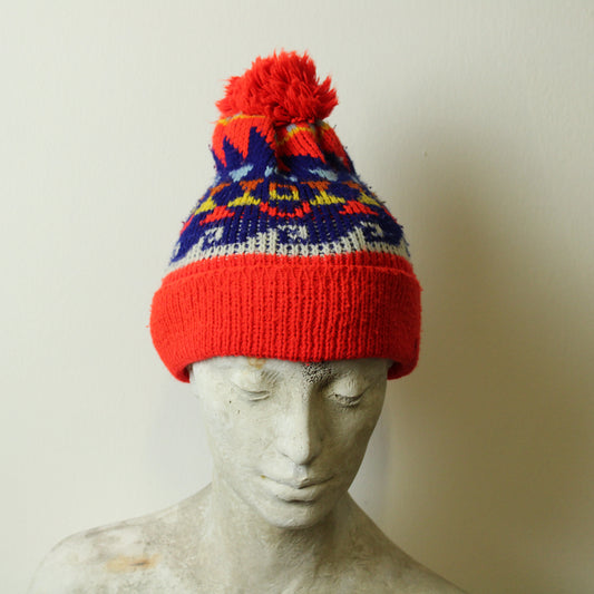 Bunte Strickmütze #S27