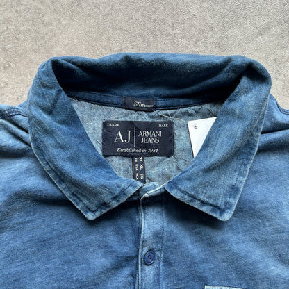 Armani Jeans Blue Polo Shirt XL