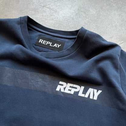 Replay Navy Sweatshirt L