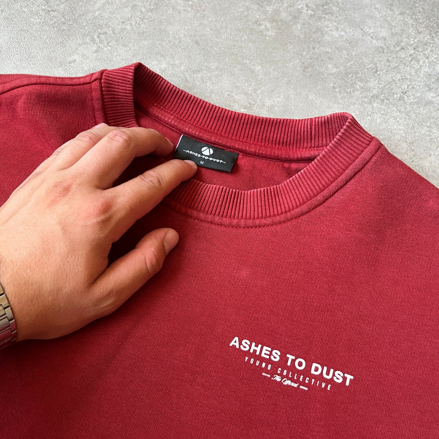 Ashes To Dust Red Sweatshirt M