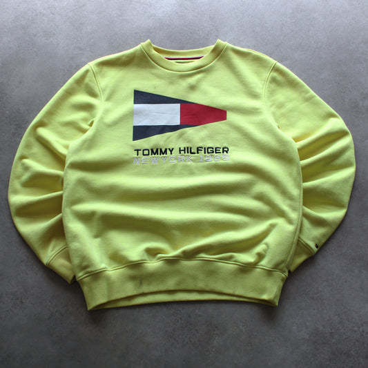 Tommy Hilfiger – Besticktes Sweatshirt mit Rundhalsausschnitt (Kind – 176 cm)
