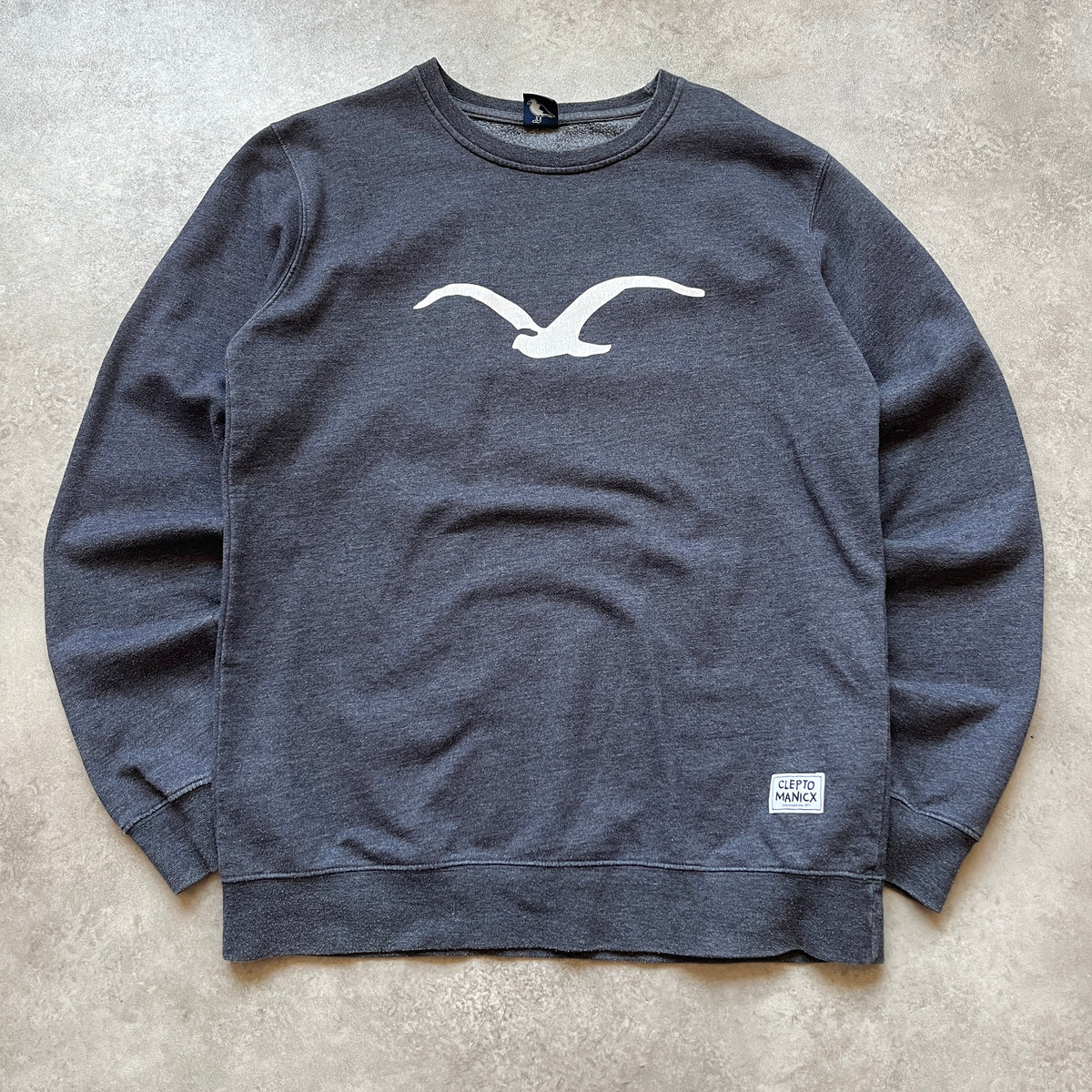 Cleptomanicx Grey Sweatshirt M
