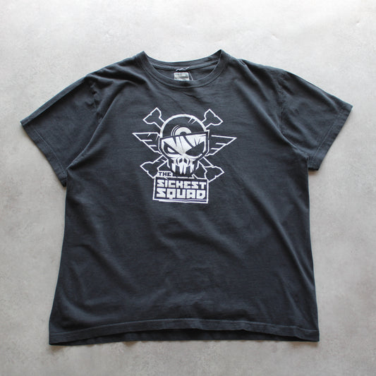 T-Shirt mit Aufdruck „The Sickest Squad“ (Herren – L)