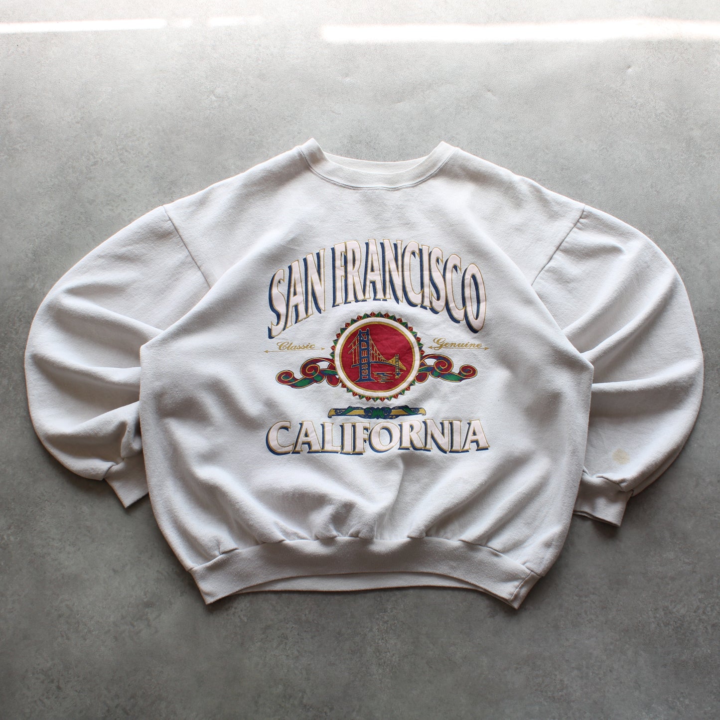 Tennessee River Printed Crewneck Sweatshirt (Man-XL) [SPOTTED]