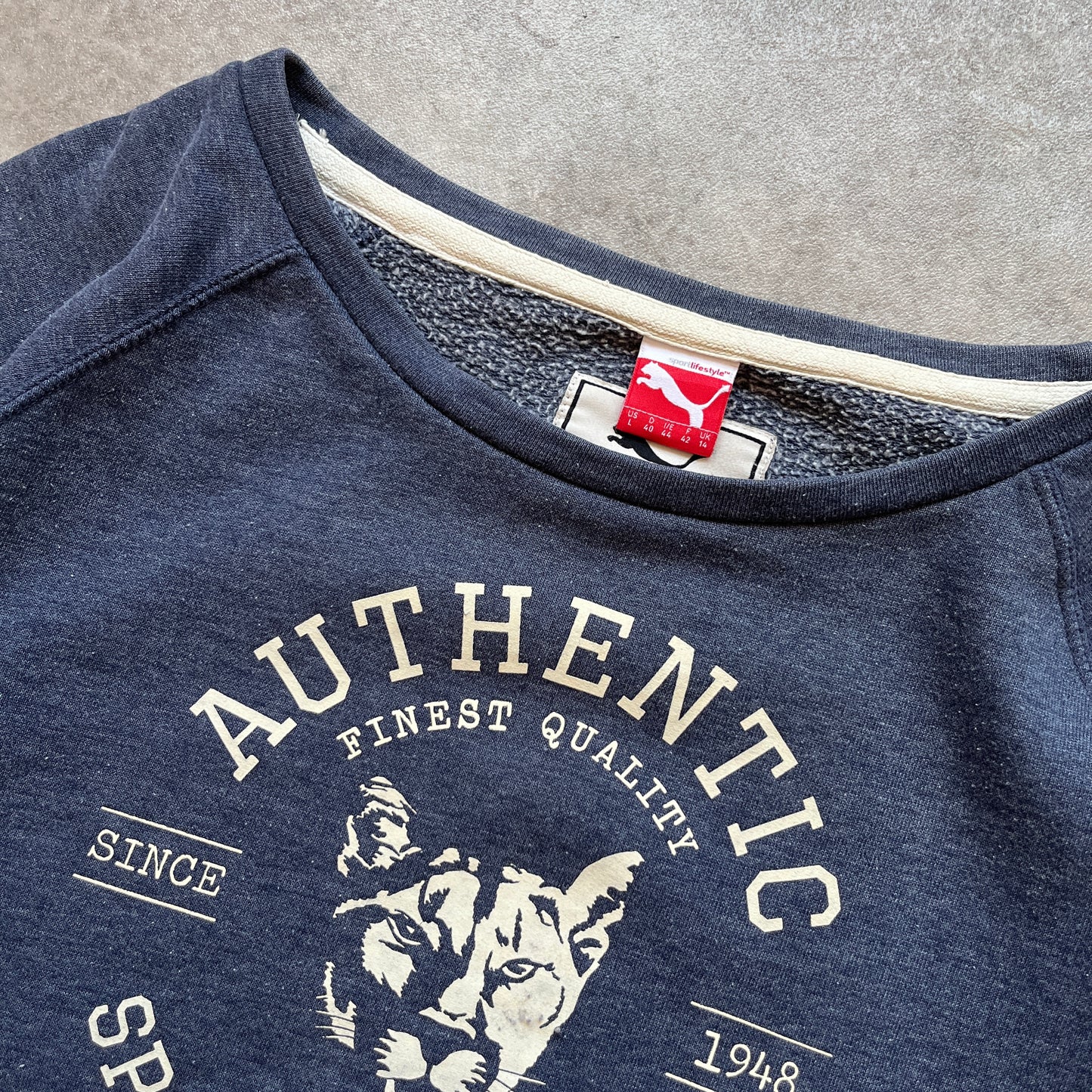 Puma Authentic Navy Sweatshirt L