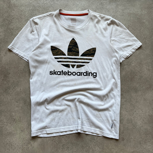 Adidas Skateboarding White T-Shirt S