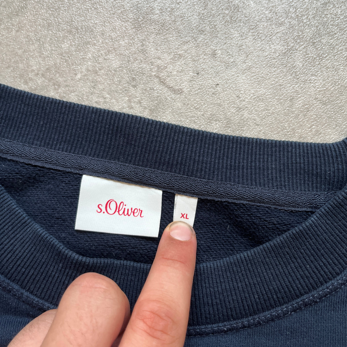 S.Oliver Renew Navy Sweatshirt XL
