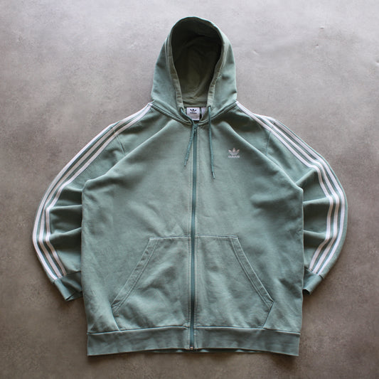 Adidas Kapuzenpullover mit Reißverschluss (Herren, XL)