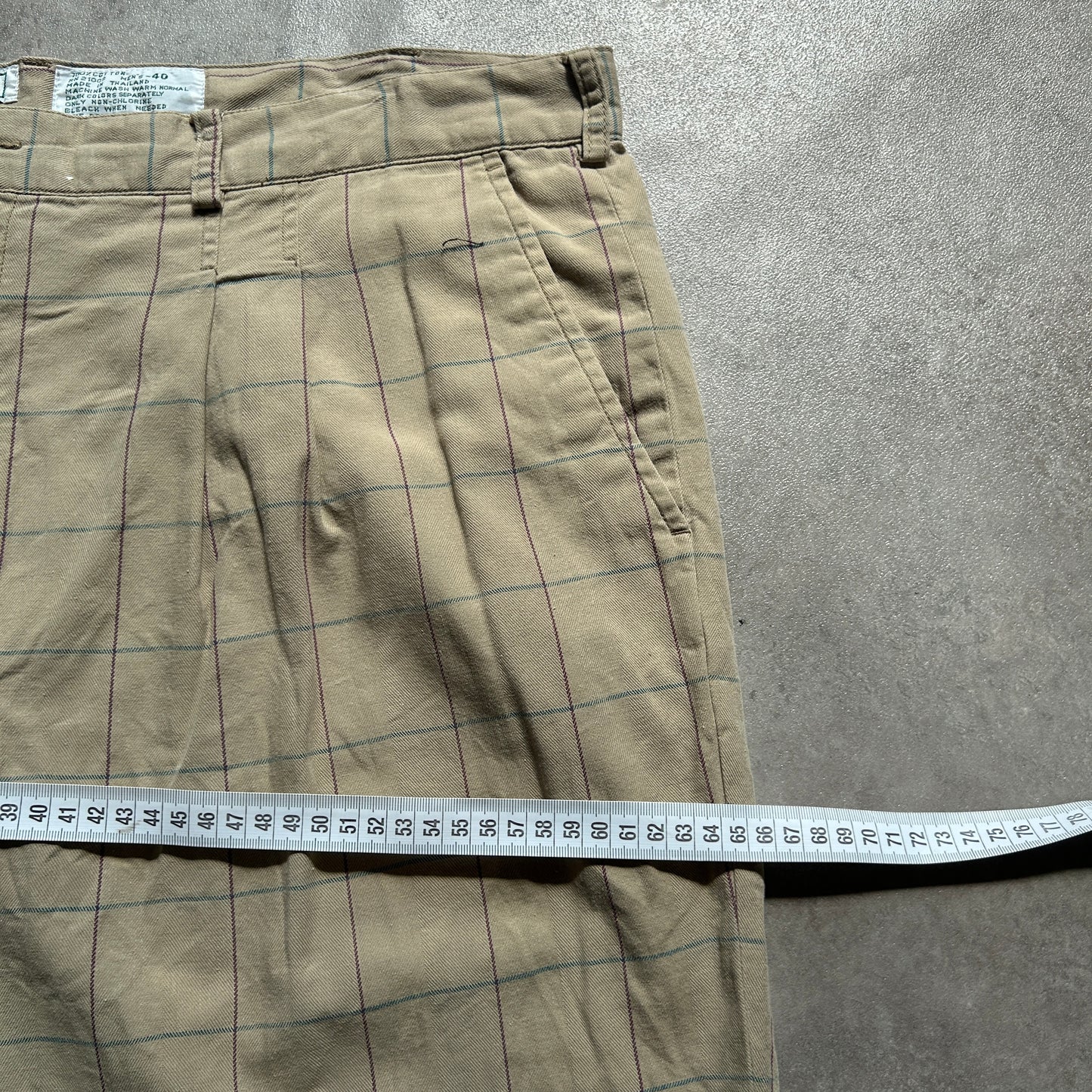 Izod Club Plaid Shorts W40