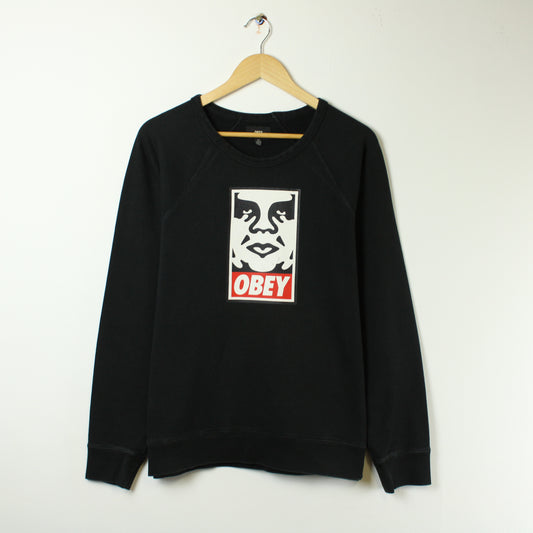 Bedruckter Pullover von Obey (Größe M)
