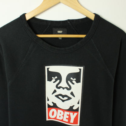 Bedruckter Pullover von Obey (Größe M)