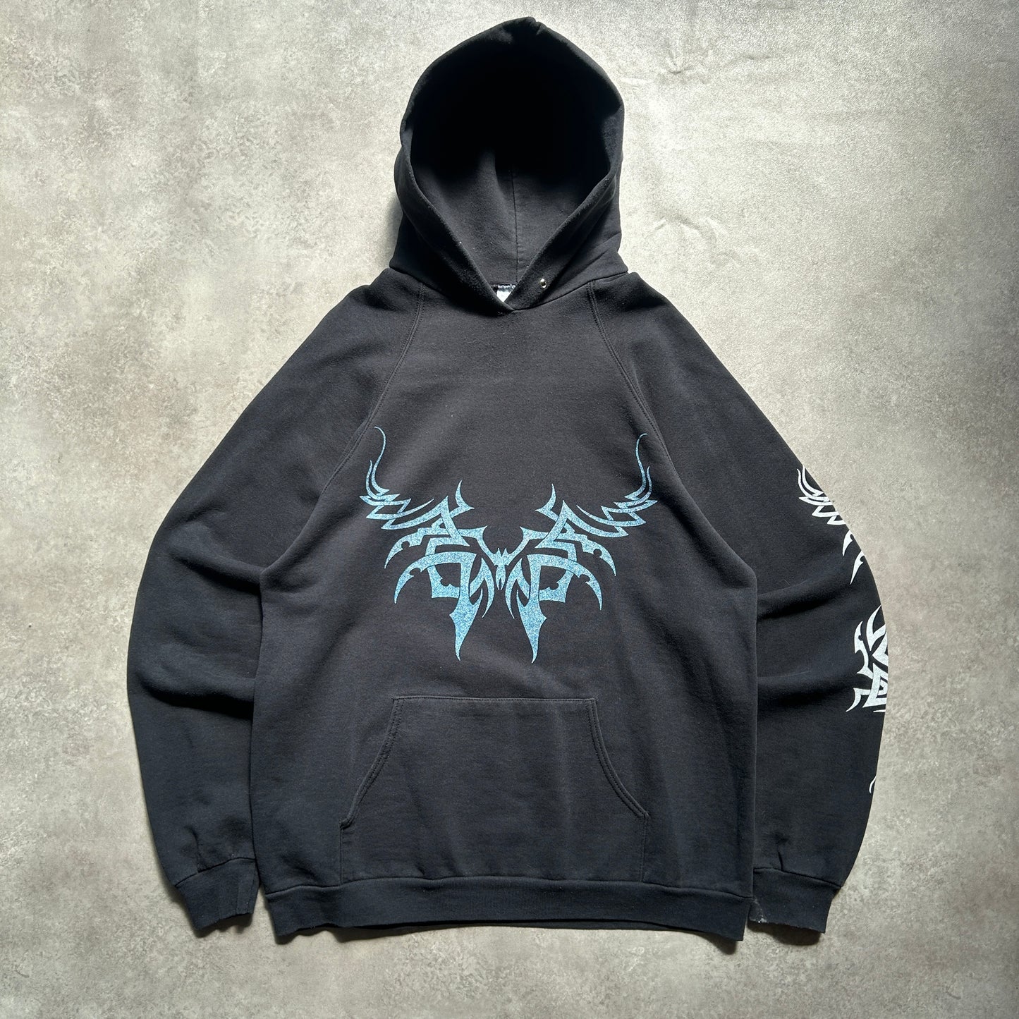 Screen Stars Skull Graphic Hoodie XL