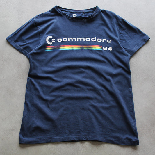 Commodore 64 bedrucktes T-Shirt (Herren, M)