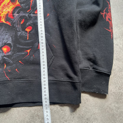 Spiral Direct Skull Graphic Hoodie XXL