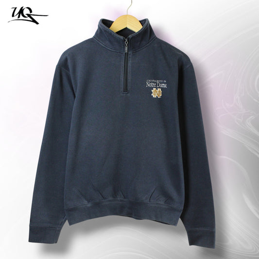 JanSport Notre Dame UNI 1/4-Reißverschlusspullover (Größe M) 