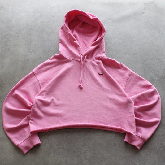 Levi's Embrioed Small Logo Hoodie (Woman-S)